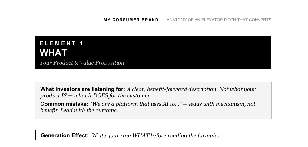 Ultimate Founder Kit - my consumer brand